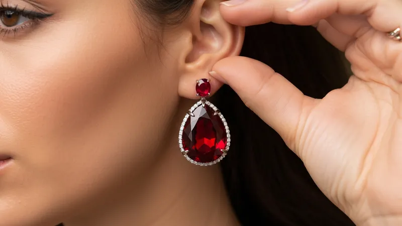 Boucles d'oreilles rubis : choisir le modèle parfait